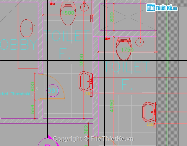 bản vẽ cad,phòng tắm,cad phòng tắm